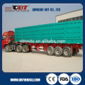 China Factory Steel Material 50 Tons 3 Axles Cargo Box Van Semi Trailer For Sale